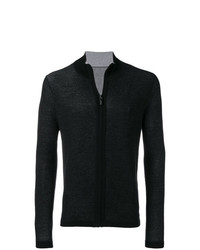 schwarzer Pullover mit einem Reißverschluß von Rrd