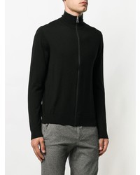 schwarzer Pullover mit einem Reißverschluß von Ps By Paul Smith