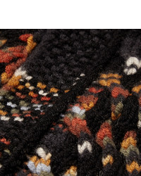 schwarzer Pullover mit einem Reißverschluß von Missoni