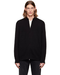 schwarzer Pullover mit einem Reißverschluß von The Row
