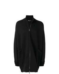 schwarzer Pullover mit einem Reißverschluß von Y-3