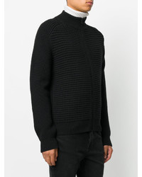 schwarzer Pullover mit einem Reißverschluß von Belstaff