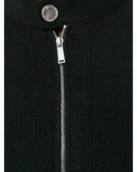 schwarzer Pullover mit einem Reißverschluß von DSQUARED2