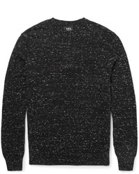 schwarzer Pullover mit einem Rundhalsausschnitt von A.P.C.
