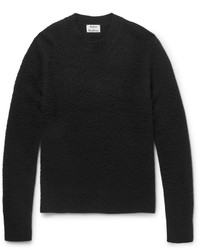 schwarzer Pullover mit einem Rundhalsausschnitt von Acne Studios