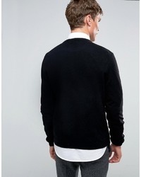 schwarzer Pullover mit einem Rundhalsausschnitt von Asos