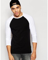 schwarzer Pullover mit einem Rundhalsausschnitt von Asos