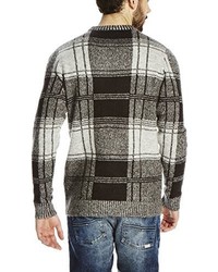 schwarzer Pullover mit einem Rundhalsausschnitt von Bench