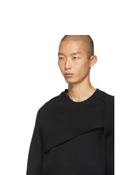 schwarzer Pullover mit einem Rundhalsausschnitt von Bottega Veneta