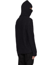 schwarzer Pullover mit einem Rundhalsausschnitt von Givenchy