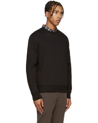 schwarzer Pullover mit einem Rundhalsausschnitt von Acne Studios