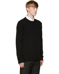 schwarzer Pullover mit einem Rundhalsausschnitt von Valentino