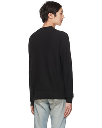 schwarzer Pullover mit einem Rundhalsausschnitt von rag & bone