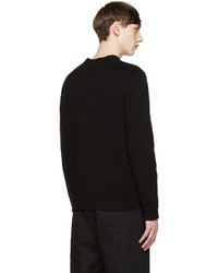 schwarzer Pullover mit einem Rundhalsausschnitt von Craig Green