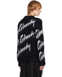 schwarzer Pullover mit einem Rundhalsausschnitt von Givenchy