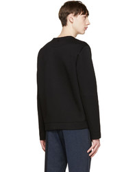 schwarzer Pullover mit einem Rundhalsausschnitt von Valentino