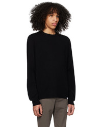 schwarzer Pullover mit einem Rundhalsausschnitt von Norse Projects