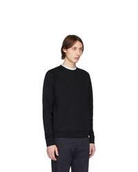 schwarzer Pullover mit einem Rundhalsausschnitt von Norse Projects