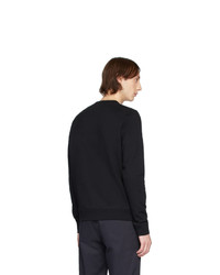 schwarzer Pullover mit einem Rundhalsausschnitt von Norse Projects