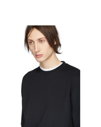 schwarzer Pullover mit einem Rundhalsausschnitt von Norse Projects