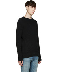 schwarzer Pullover mit einem Rundhalsausschnitt von Levi's