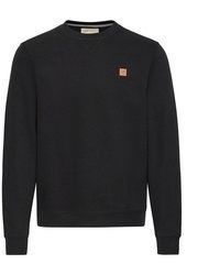schwarzer Pullover mit einem Rundhalsausschnitt von BLEND