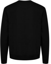 schwarzer Pullover mit einem Rundhalsausschnitt von BLEND