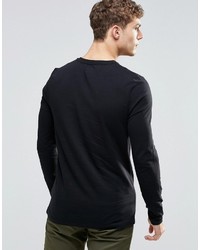 schwarzer Pullover mit einem Rundhalsausschnitt von Asos