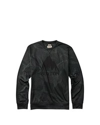 schwarzer Pullover mit einem Rundhalsausschnitt von Burton