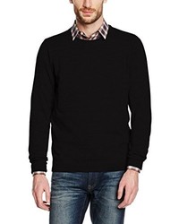 schwarzer Pullover mit einem Rundhalsausschnitt von Burton