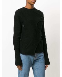 schwarzer Pullover mit einem Rundhalsausschnitt von Vivienne Westwood Anglomania
