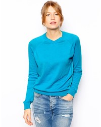 schwarzer Pullover mit einem Rundhalsausschnitt von Asos