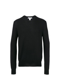 schwarzer Pullover mit einem Rundhalsausschnitt von Comme Des Garcons SHIRT