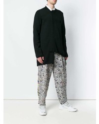 schwarzer Pullover mit einem Rundhalsausschnitt von Comme Des Garcons Homme Plus