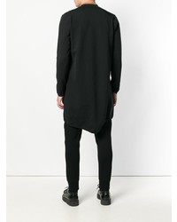 schwarzer Pullover mit einem Rundhalsausschnitt von Comme Des Garcons Homme Plus