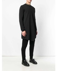 schwarzer Pullover mit einem Rundhalsausschnitt von Comme Des Garcons Homme Plus