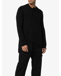 schwarzer Pullover mit einem Rundhalsausschnitt von Comme Des Garcons Homme Plus