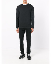 schwarzer Pullover mit einem Rundhalsausschnitt von Diesel Black Gold