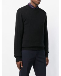 schwarzer Pullover mit einem Rundhalsausschnitt von rag & bone