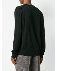 schwarzer Pullover mit einem Rundhalsausschnitt von Vivienne Westwood