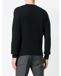 schwarzer Pullover mit einem Rundhalsausschnitt von Tom Ford