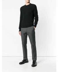 schwarzer Pullover mit einem Rundhalsausschnitt von Tom Ford