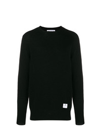 schwarzer Pullover mit einem Rundhalsausschnitt von Department 5