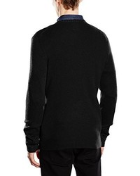 schwarzer Pullover mit einem Rundhalsausschnitt von Dickies