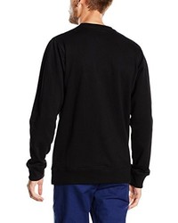 schwarzer Pullover mit einem Rundhalsausschnitt von Dickies