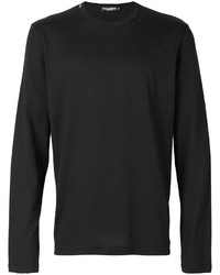 schwarzer Pullover mit einem Rundhalsausschnitt von Dolce & Gabbana