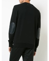 schwarzer Pullover mit einem Rundhalsausschnitt von Maison Margiela