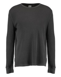 schwarzer Pullover mit einem Rundhalsausschnitt von Gap