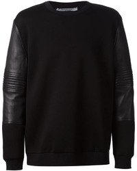 schwarzer Pullover mit einem Rundhalsausschnitt von Givenchy