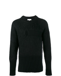 schwarzer Pullover mit einem Rundhalsausschnitt von Helen Lawrence